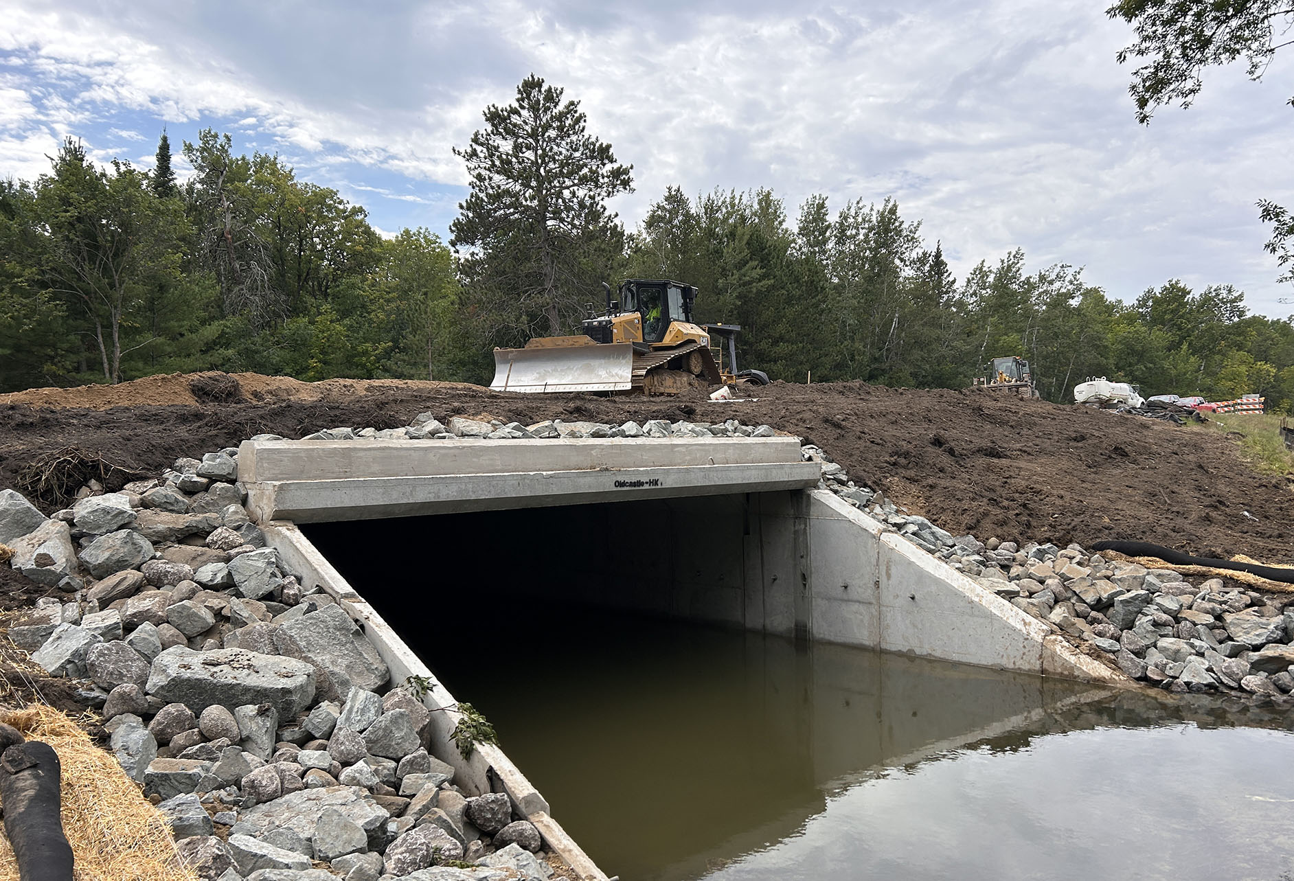 csi crew works on bridge project