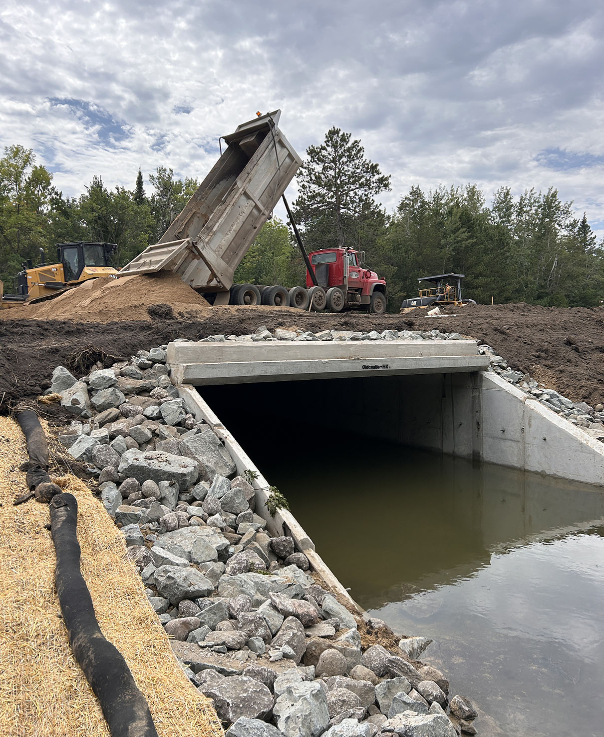 csi crew works on bridge project