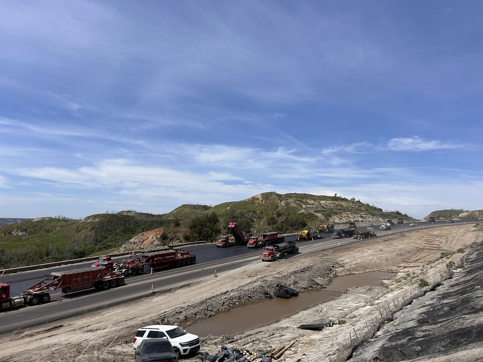 overview of project 85 road construction for central specialties inc