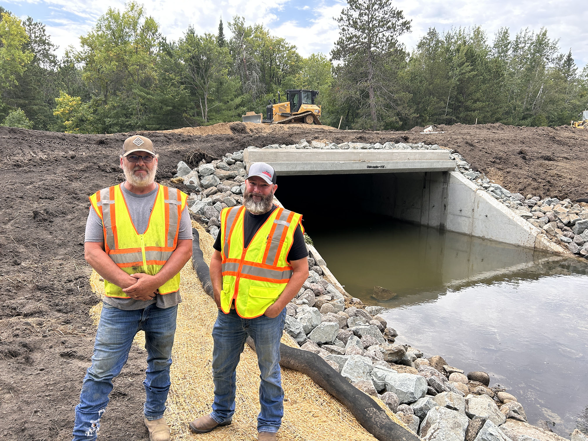 csi crew works on bridge project